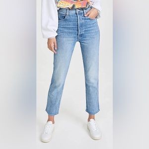 MOTHER Superior Tippy Top Frisky Flood Crashing Jean